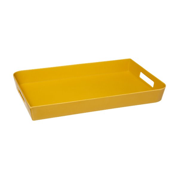 Plateau melamine 45x30cm moutarde - FSS