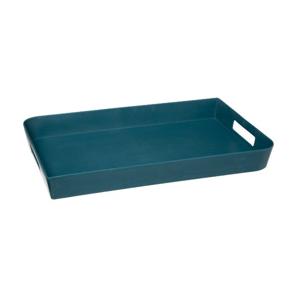 Plateau melamine 45x30cm petrole - FSS