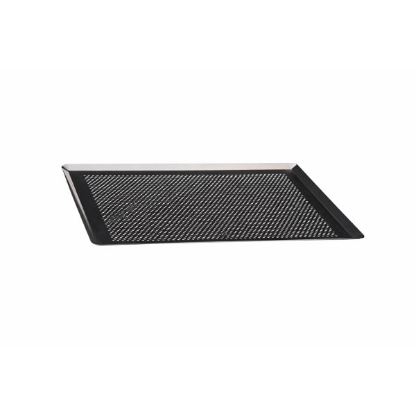 plaque cuisson perfo alu 40x30, argent