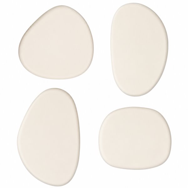 Patere mdf orga karen x4, ivoire